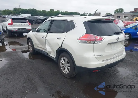 2015 Nissan Rogue Sv from USA, damaged, VIN KNMAT2MV9FP539858